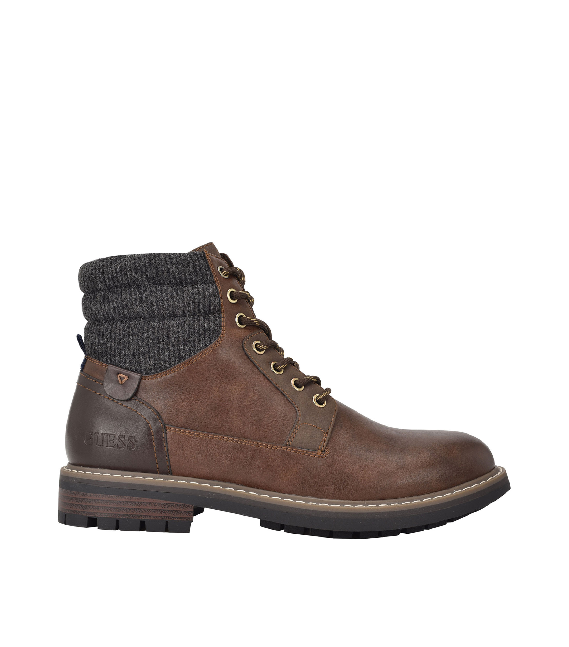 Guess Botas con tac n bajo cuadrado y logotipo Hombre El